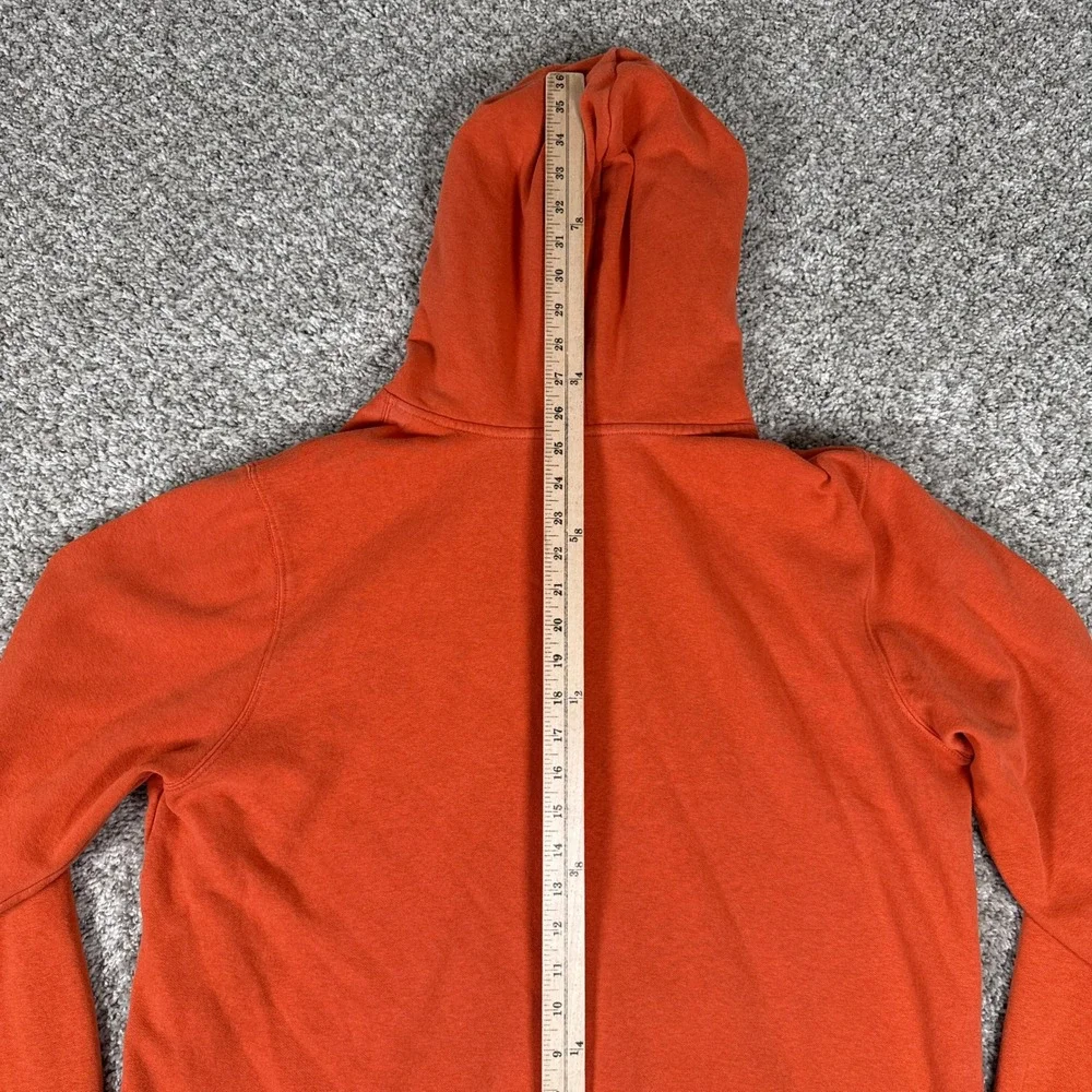 The North Face Hoodie‎ Mens Large Orange Half Dome Logo Pullover Sweatshirt